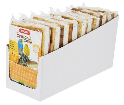 Pyszny przysmak dla papug na wzrost - biszkopty Zolux Crunchy Cake 6szt na Arena.pl