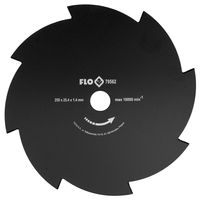 TARCZA TNĄCA DO KOSY SPALINOWEJ 250x25,4 MM 8 ZĘBNA FLO 79562 STAL WĘGLOWA