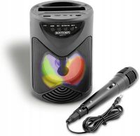 Głośnik przenośny karaoke BONTEMPI SonicSync Wireless RGB Karaoke +Mikrofon