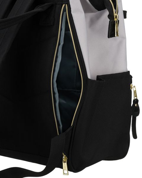 plecak materiałowy ptn alfa-5295 black-gray zdjęcie 10