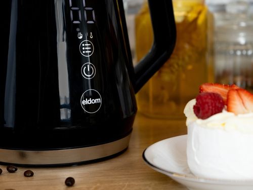 CZAJNIK ELEKTRYCZNY BEZPRZEWODOWY SZKLANY 1L PANEL DOTYKOWY 1100W na Arena.pl