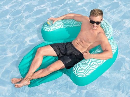 Bestway Dmuchany FOTEL do wody Deluxe Comfort Plush 145x120cm 43719 na Arena.pl