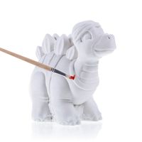 Kolorowanka 3D Funny Stegosaurus Figurka gipsowa