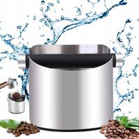 POJEMNIK NA FUSY EKSPRESU DO KAWY STAL NIERDZEWNA ODBIJAK KNOCK BOX 14*14.5