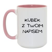 Duży Biało-Różowy 450 ml