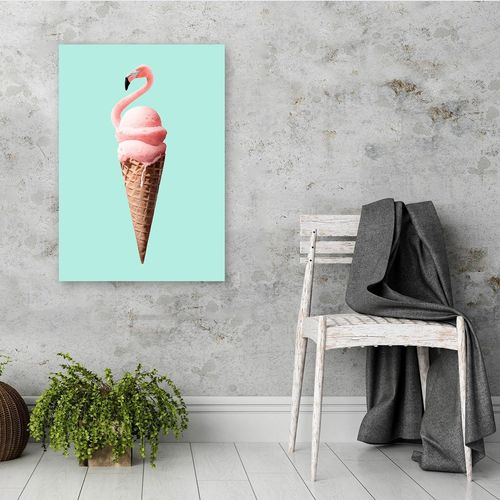 Deco Panel, Flamingowe lody 70x100 na Arena.pl