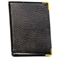 etui na karty skórzane 302-bl-black