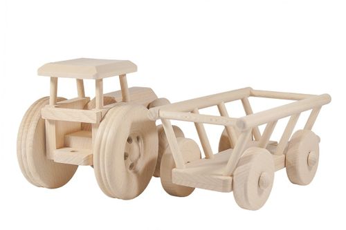 Traktor z wozem drabiniastym na Arena.pl