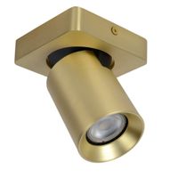 Reflektorek LAMPA sufitowa NIGEL 09929/05/02 Lucide metalowa OPRAWA plafoniera regulowany downlight złoty