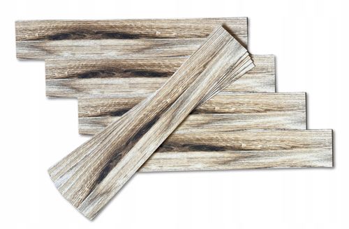 Deska Panele ŚCIENNE SAMOPRZYLEPNE DEKORACYJNE drewno 10x60cm M44 - 1szt na Arena.pl