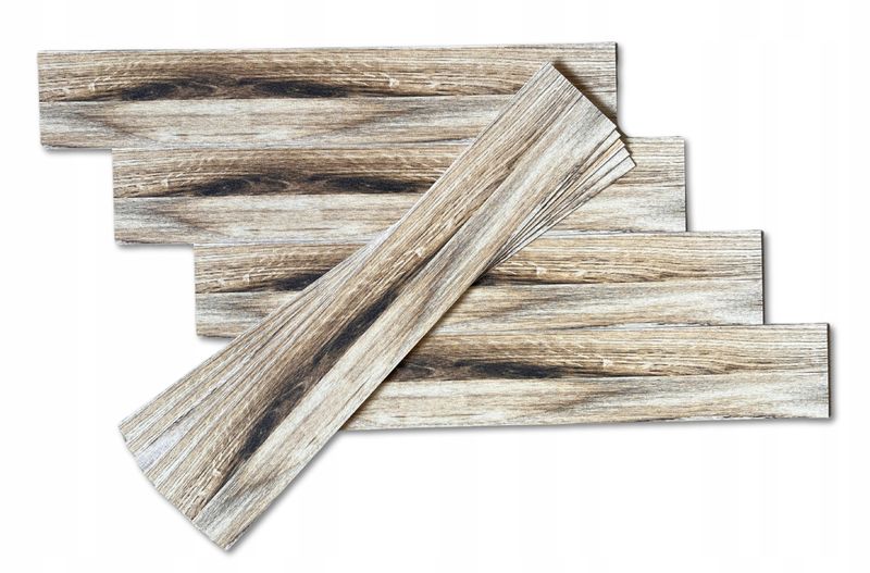 Deska Panele ŚCIENNE SAMOPRZYLEPNE DEKORACYJNE drewno 10x60cm M44 - 1szt zdjęcie 4