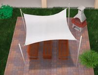 ŻAGIEL PRZECIWSŁONECZNY OGRODOWY MARKIZA 3,2X3,2M