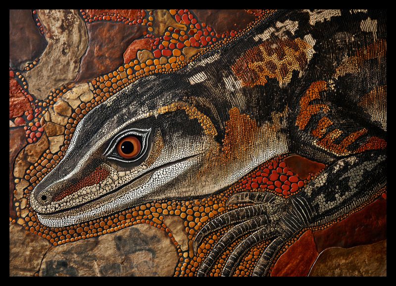 Plakat 42x29,7cm Oko Jaszczurki zdjęcie 2