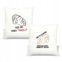 Poduszka z imieniem PREZENT NIE DA RADY TANIEJ