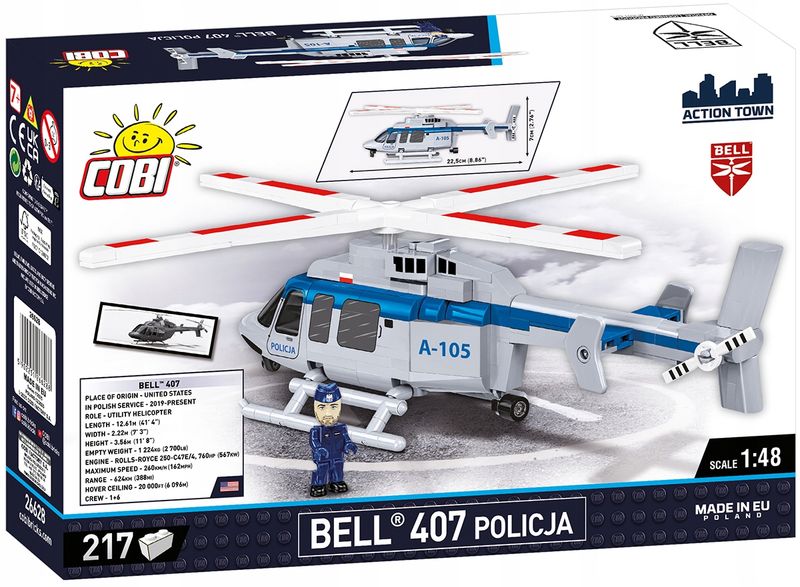 Bell 407 Policja Action Town Cobi zdjęcie 5
