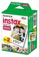 20 szt Fujifilm Instax Mini Glossy - wkłady do aparatu natychmiastowego