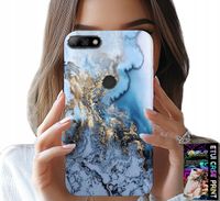 ETUI DO HUAWEI Y7 2018 - MARMUREK MARMURKI DAMSKIE WZORY +SZKŁO