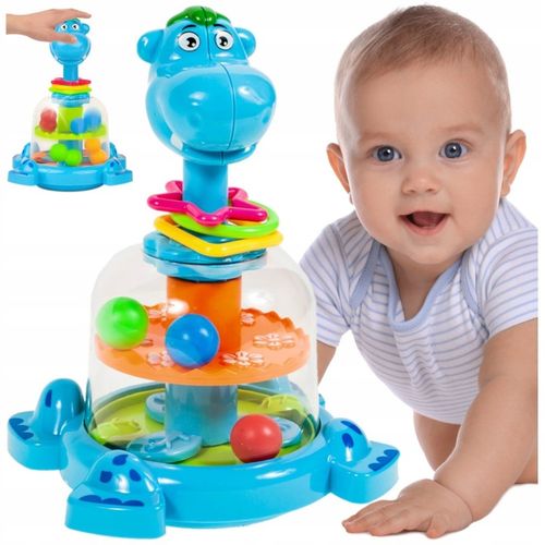 BĄCZEK INTERAKTYWNY SPINNER HIPCIO KARUZELKA Z KULECZKAMI DZIECI NA ROCZEK na Arena.pl