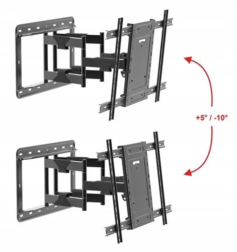 Ultra Mocny Uchwyt do Telewizora Wieszak TV 32-100 cale TEST 80 kg na Arena.pl