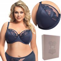 Biustonosz GORSENIA K656 GRANADA granatowy, 75D