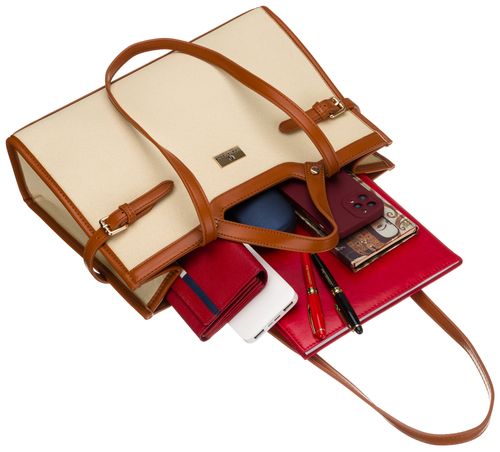 torba damska ptn lilia-1276 ecru-brown na Arena.pl