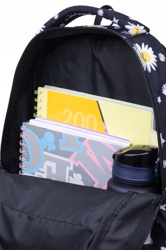 Plecak młodzieżowy Coolpack Base Plus Daisy Black na Arena.pl