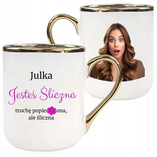 KUBEK Z TWOIM WŁASNYM NADRUKIEM FOTO ZDJĘCIEM NAPISEM LOGO NA PREZENT na Arena.pl