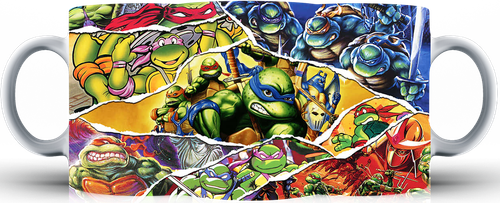 Kubek ceramiczny Żółwie Ninja - Turtles na Arena.pl