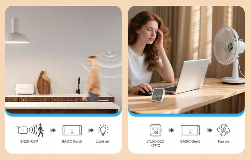 Sonoff Basic R5 Gen5 BASIC-1GS Inteligentny Przełącznik WiFi Matter 10A zdjęcie 9