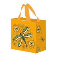 torba na zakupy 10l 25x15x27 ważka 1szt żółta