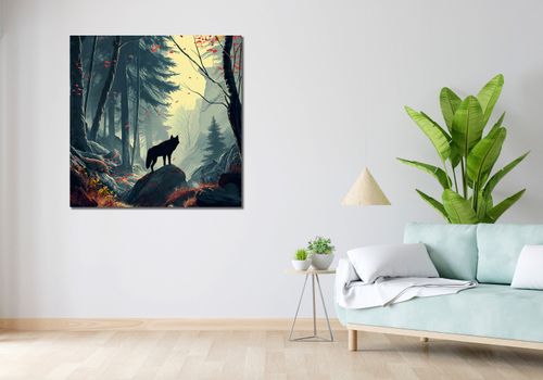 Obraz 100x100cm Leśne Echa na Arena.pl