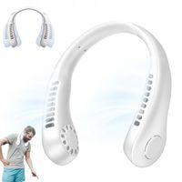 PRZENOŚNY MINI WENTYLATOR NA SZYJĘ DO BIEGANIA. 5 REGULOWANYCH PRĘDKOŚCI