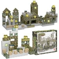 Klocki Magnetyczne Konstrukcyjne Świecące Wojsko Żołnierze PaRa Toys 132 el
