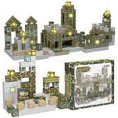 Klocki Magnetyczne Konstrukcyjne Świecące Wojsko Żołnierze PaRa Toys 132 el