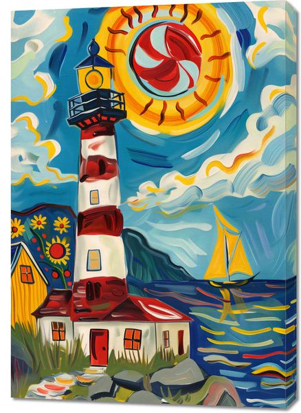 Obraz 70x100cm Żywa Przystań zdjęcie 1