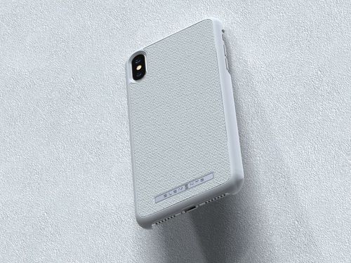 Materiałowe etui iPhone Xs Max (Mid Grey) na Arena.pl
