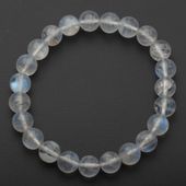 Bransoletka 18,5 cm - Kamień Księżycowy kulki