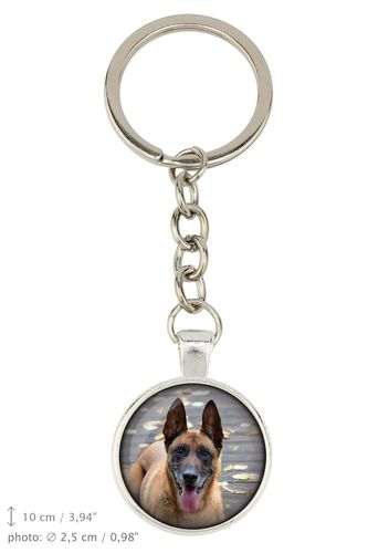 Brelok handmade z pieskiem - Malinois na Arena.pl