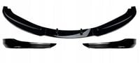 DOKŁADKA ZDERZAKA PRZÓD DLA BMW E90 E91 PRZEDLIFT 2005-2008 CZARNY POŁYSK