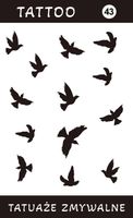 Tatuaże zmywalne Ptaki Gołębie