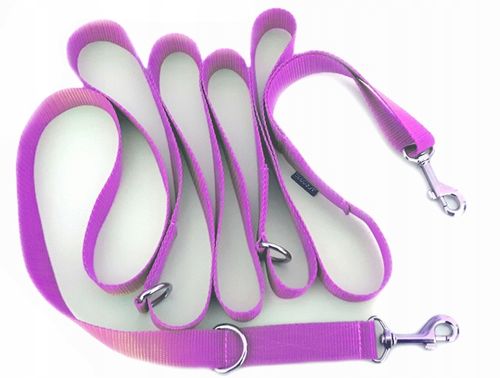 Smycz PRZEPINANA 3m szer 2cm KOLORY na Arena.pl