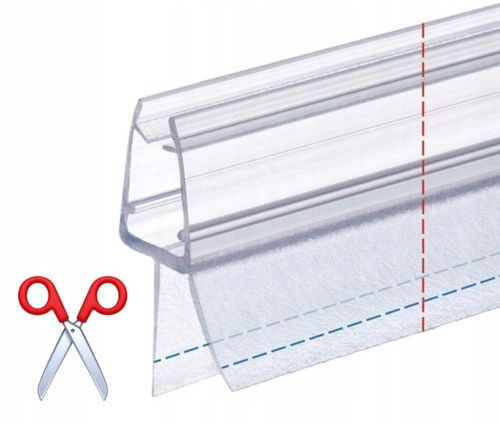 USZCZELKA DOLNA KABINY PRYSZNICOWYCH DRZWI 4/5/6 MM 100 CM na Arena.pl