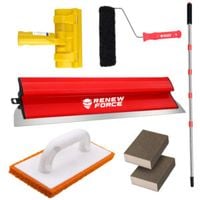 SZPACHLA DO GŁADZI 60cm | KIJ | ADAPTER | WAŁEK | PACA | GĄBKI | ZESTAW XXL