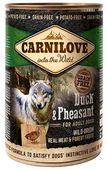 Carnilove Dog Wild Meat Duck & Pheasant Adult - kaczka i bażant puszka 400g