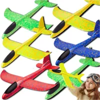6 X SAMOLOT STYROPIANOWY SZYBOWIEC RZUTKA SAMOLOTY ZE STYROPIANU DLA DZIECI