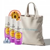 Zestaw Syrop do wody SodaStream Marakuja Bez cukru 3x440ml + Torba GRATIS