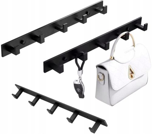 Panel Wieszak Haczyki Mocny Czarny na Arena.pl