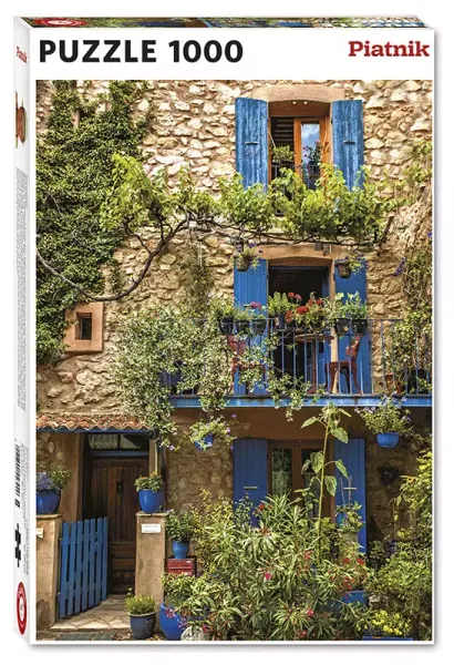 Puzzle 1000 Niebieski Balkon zdjęcie 1