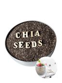 Nasiona chia szałwia hiszpańska przyprawa całe ziarna czarne omega-3 błonnik magnez wapń 250g