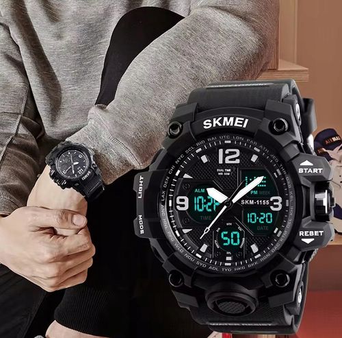 Zegarek męski SKMEI elektroniczny wiele funkcji na Arena.pl